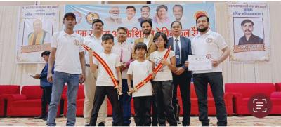 संस्कार के 2 खिलाड़ी नेशनल मे चयनित , लाठी प्रतियोगिता में जायेंगे ग्वालियर