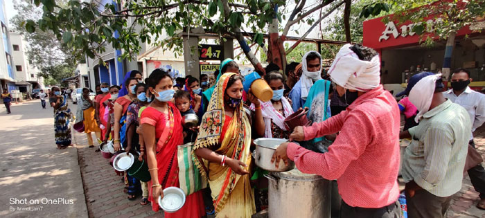 अवाम ए हिन्द ने जरुरतमंदों की भोजन सेवा अभियान के 775 दिन पूरे किये 